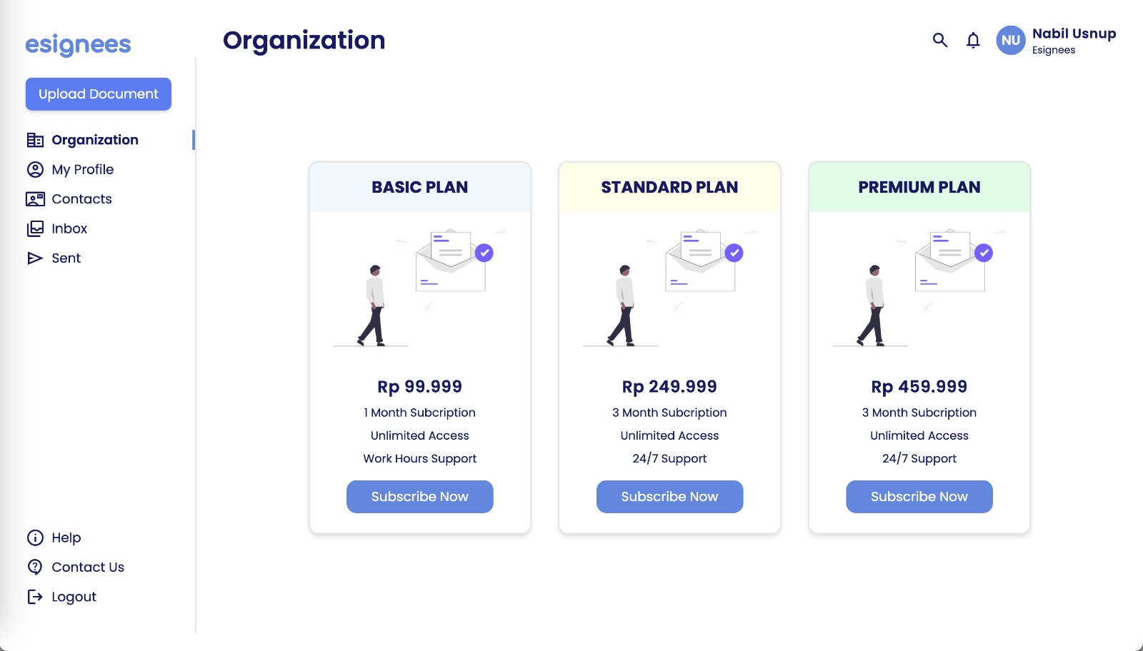 esignees pricing package