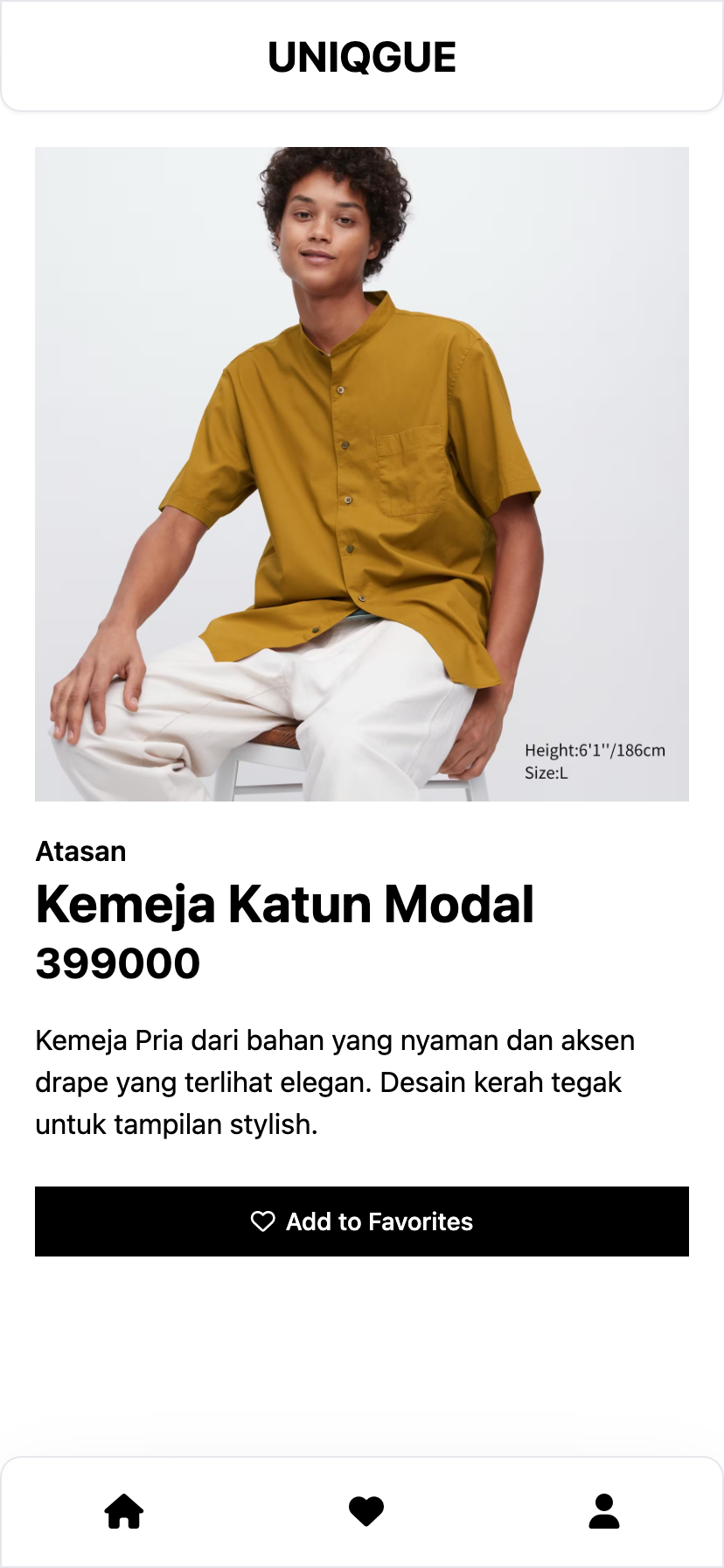 uniqgue product detail